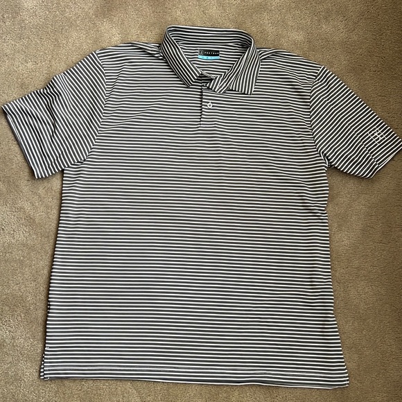 PGA Tour Shirts Pga Tour Xl Golf Shirt Black And White Poshmark